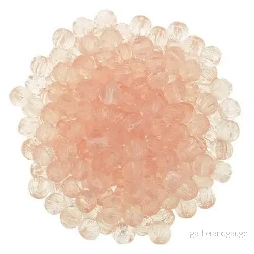 Tjeckiska Melon Round – Rosaline 3mm 50-pack Tjeckiska Melon Round – Rosaline 3mm 50-pack