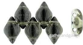 Matubo Gemduo – Backlit Charcoal 8x5mm, 10 gram Matubo Gemduo – Backlit Charcoal 8x5mm, 10 gram