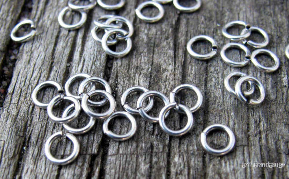 Bindringar Silverfärgade - 4,5x0,8 mm, 50-pack - Bild 2