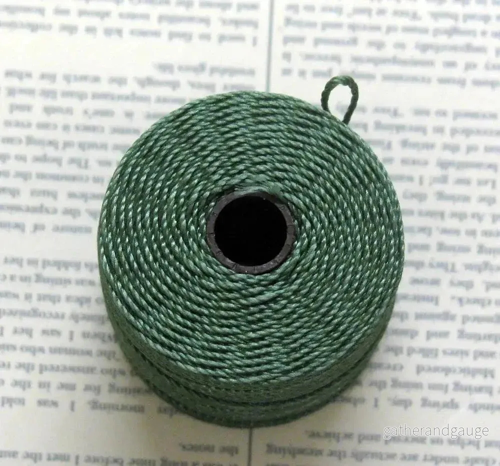 S- Lon bead cord – Fern, 1 Rulle S- Lon bead cord – Fern, 1 Rulle