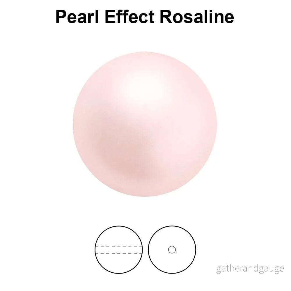 Preciosa Pearl Round – Maxima Rosaline 4 mm, 50- pack