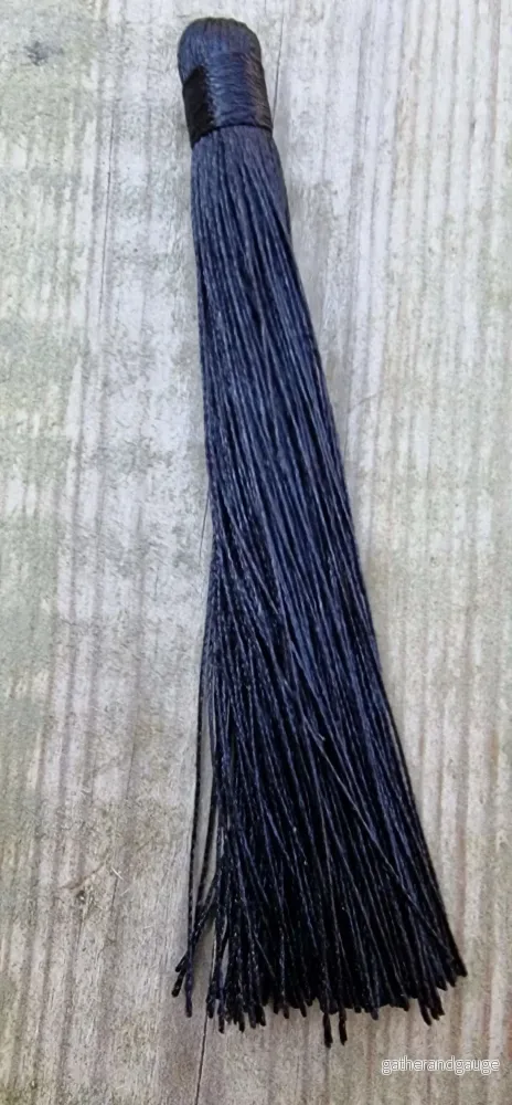Hänge Tassel Polyester – Svart 120mm 1 Styck