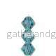 Tjeckiska MC Bicone - Aqua Bohemica 3 mm, 40- pack - Bild 2