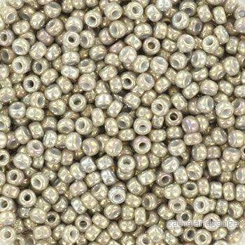 Miyuki Seed Beads – Opaque Luster Smoke Grey 11/0, 10 gram Miyuki Seed Beads – Opaque Luster Smoke Grey 11/0, 10 gram