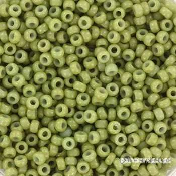 Miyuki seed beads - Duracoat Opaque Cactus 11/0, 10 gram