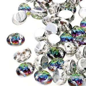 Baroque Cabochon - Backlit Utopia Oval 8x6mm 2-håls 10-pack