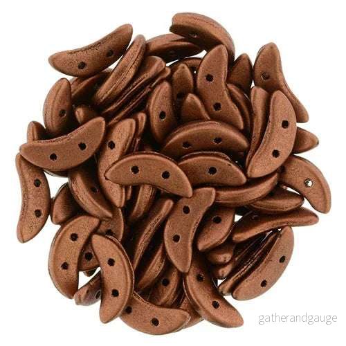 CzechMates Crescent - Matte Metallic Dk Copper, 10 gram