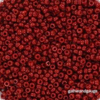 Miyuki Seed beads - Duracoat Opaque Jujube 15/0, 10 gram
