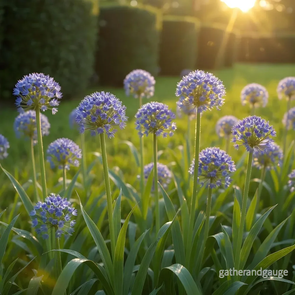 Green boutiQ - Bloembollen - Allium Caeruleum - Kleur Blauw - 40 stuks - Bolmaat 4/5 - XXL Pack - Bild 2
