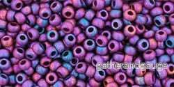 TOHO Seed Beads - Higher Metallic Frosted Mardi Gras 11/0, 10 gram