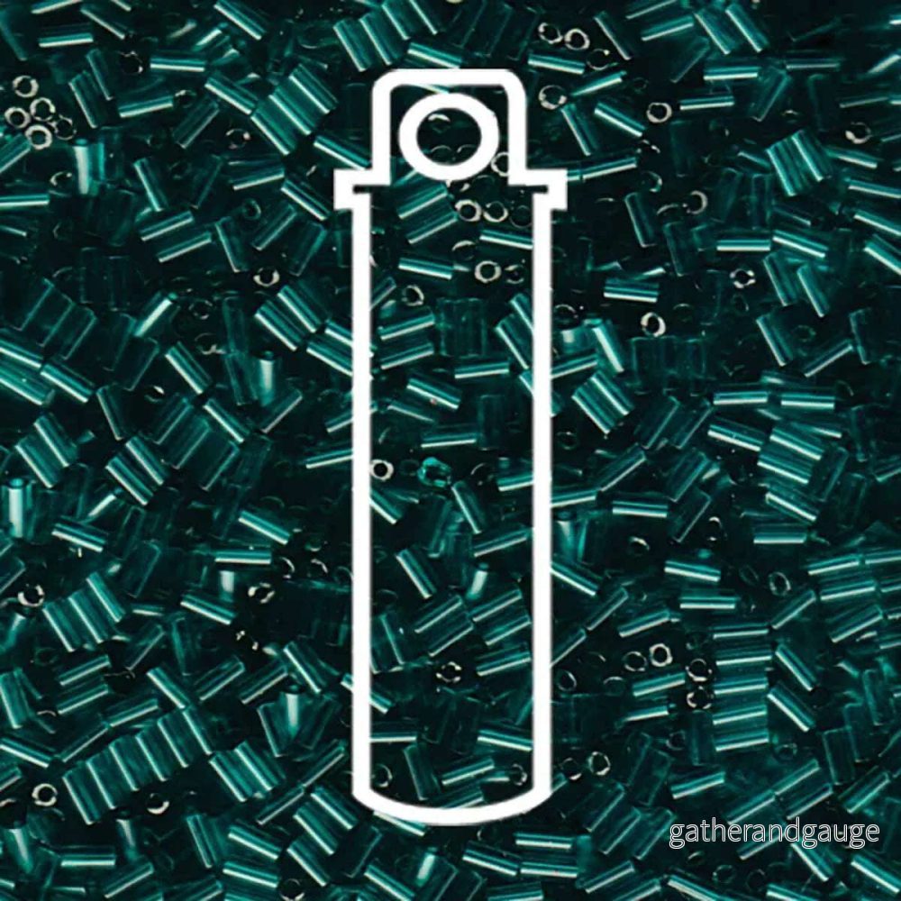 Miyuki Bugle Beads – Teal 3 mm – 19,5 gram