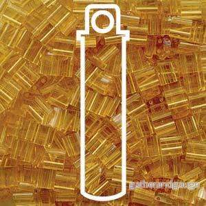 Miyuki Tila Transparent Pale Topaz 5mm - 7,2 gram