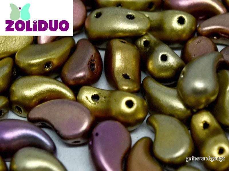 Zoliduo Vänster – Metallic Mix 5x8mm, 20-pack Zoliduo Vänster – Metallic Mix 5x8mm, 20-pack