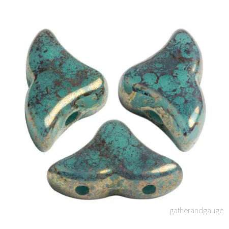 Hélios® par Puca® – Opaque Green Turquoise Bronze, 10 gram