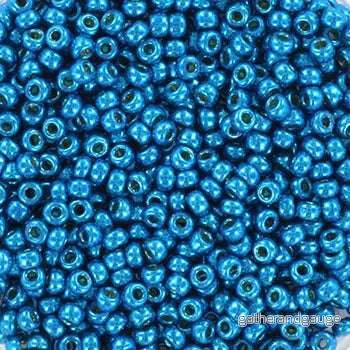 Miyuki Deed beads – Duracoat Galvanized Dark Capri Blue 11/0, 10 gram
