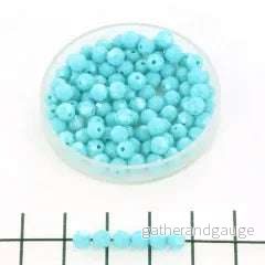 Preciosa Facetterad Rund – Turquoise 4mm, 10-pack Preciosa Facetterad Rund – Turquoise 4mm, 10-pack