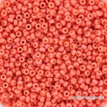 Miyuki Seed beads - Duracoat Opaque Light Watermelon 15/0, 10g