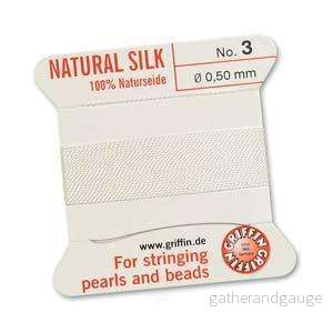 Griffin Silk - Vit strl 3, 1 förpackning