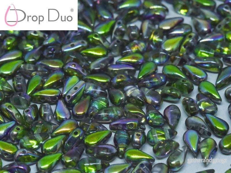 DropDuo® – Crystal Magic Orchid 3x6mm, 30-pack DropDuo® – Crystal Magic Orchid 3x6mm, 30-pack