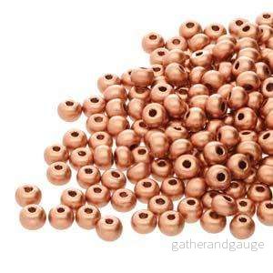 Tjeckiska seed beads – Soft Copper 11/0, 17 gram Tjeckiska seed beads – Soft Copper 11/0, 17 gram