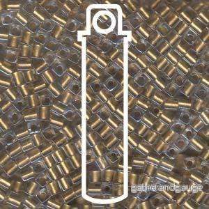 Miyuki Cubes – Metallic Gold Lined Crystal 3 mm, 20 gram Miyuki Cubes – Metallic Gold Lined Crystal 3 mm, 20 gram