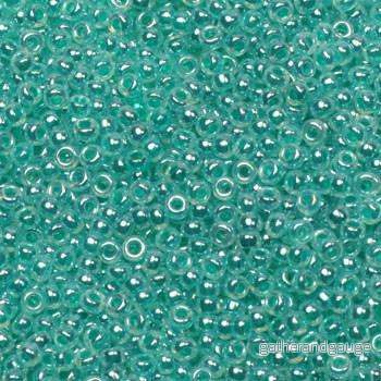 Miyuki Seed Beads - Ceylon Aqua Green 15/0, 10 gram