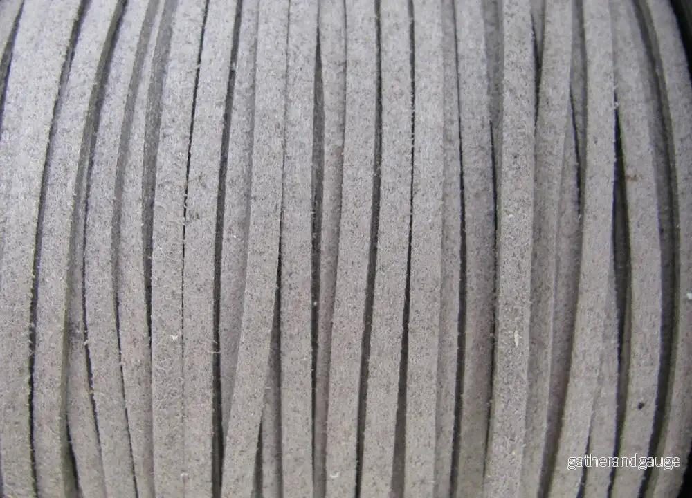 Mockaimitation - Grå 3 mm, 1 m - Bild 2