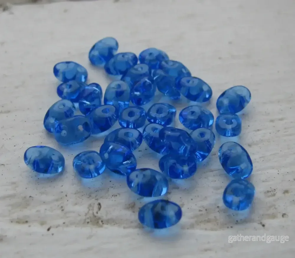 SuperDuo - Sapphire, 10 gram - Bild 2