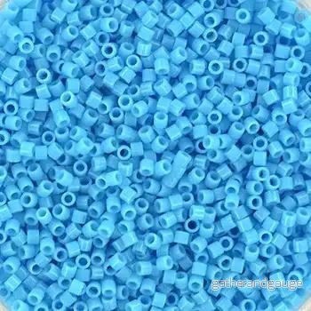 Miyuki Delica - Opaque Light Blue 15/0, 3 gram