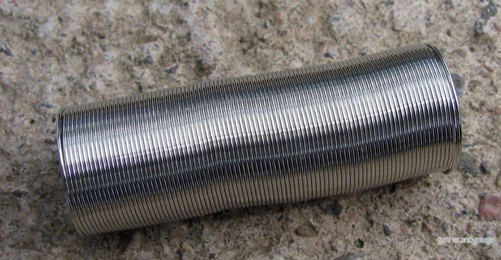 Memorywire Ring - Silverfärgad 0,6 mm, 300-500 Varv - Bild 2