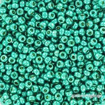 Miyuki Seed Beads – Duracoat Galvanized Dark Aqua Green 11/0, 10 gram
