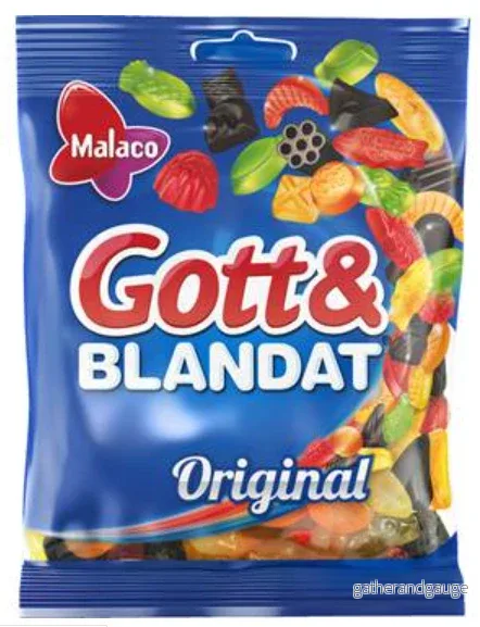 Godis Gott & Blandat 160g Malaco Godis Gott & Blandat 160g Malaco