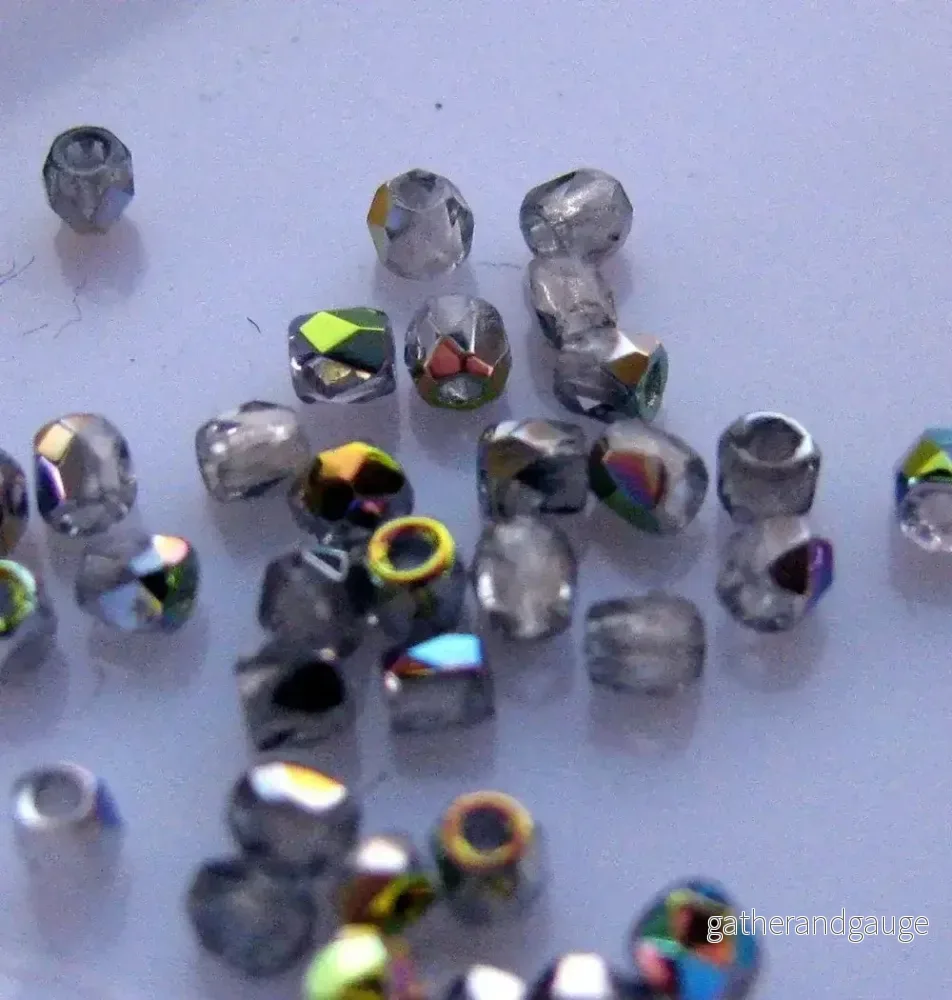 Tjeckiska Firepolish - Crystal Vitrail, True 2 mm, 600 stycken - Bild 2