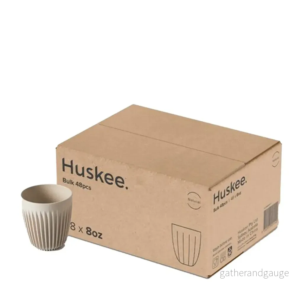 Huskee Mugg 8oz Naturlig färg – 48 pack Huskee Mugg 8oz Naturlig färg – 48 pack