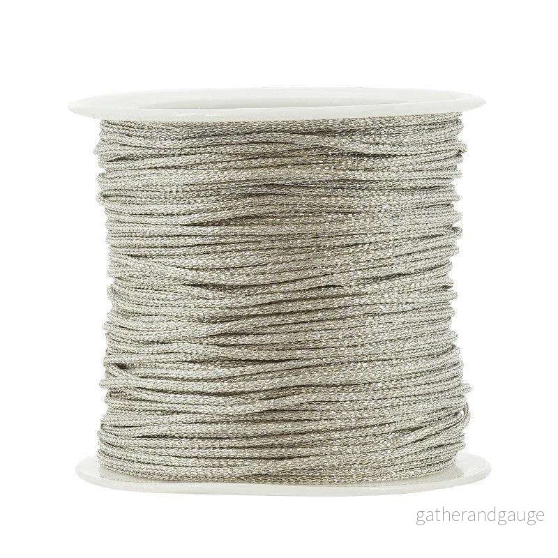 PL Rund - Silver Metallic 1mm, 1m