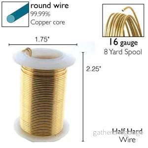 Wire Elements 16 Ga - Guldfärgad Non Tarnish 1 Rulle - Bild 2