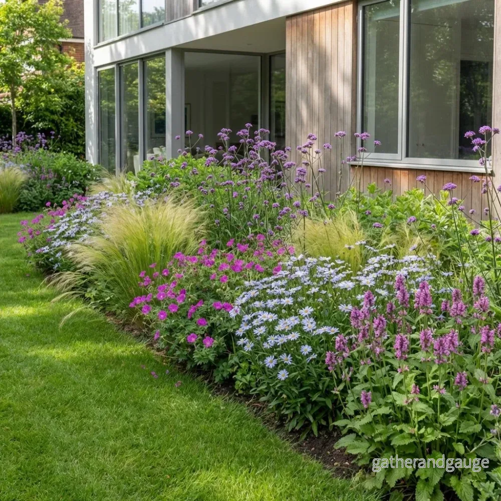Pack Massif Soleil & Mi-Ombre Rose & Violet – 30 plantes