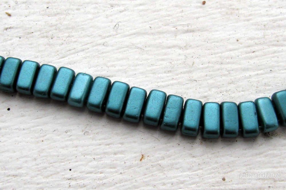CzechMated Bricks – Dark green, 1 sträng CzechMated Bricks – Dark green, 1 sträng