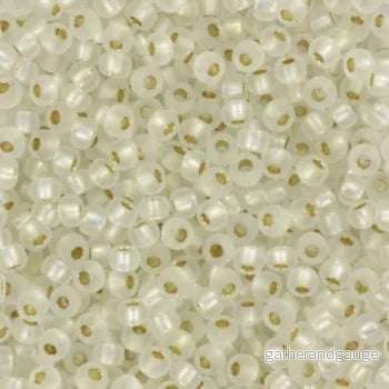 Miyuki Seed Beads - Silverlined Matte Crystal 11/0, 10 gram