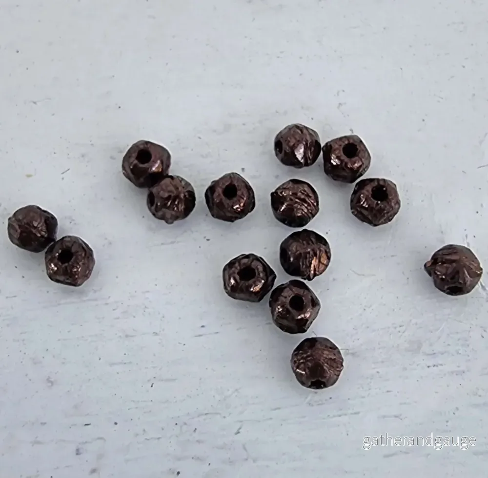 Tjeckiska English Cut – Jet Bronze 3 mm, 50-pack Tjeckiska English Cut – Jet Bronze 3 mm, 50-pack