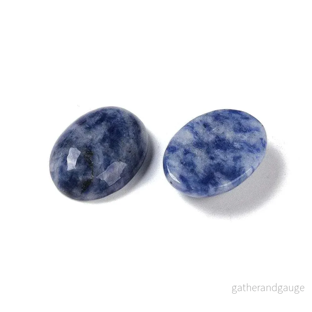 Cabochon Blue Spot Jasper – Oval 18x13mm 1 styck Cabochon Blue Spot Jasper – Oval 18x13mm 1 styck