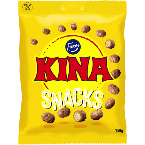 Fazer Kina Snacks Gul 150g