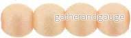 Tjeckiska Druk (Runda) - Powdery Pastel Peach 3mm, 50-pack