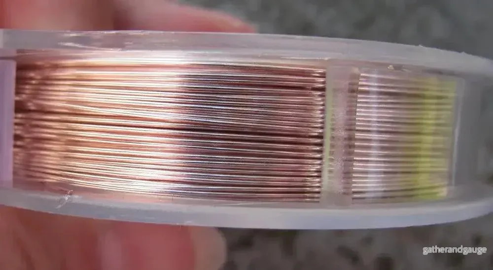 Artistic Wire 26 Ga - Silver Pläterad, Rose Gold Färg, 1 Rulle - Bild 2