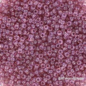 Miyuki Seed Beads – Ceylon Translucent Thistle 15/0, 10 gram Miyuki Seed Beads – Ceylon Translucent Thistle 15/0, 10 gram