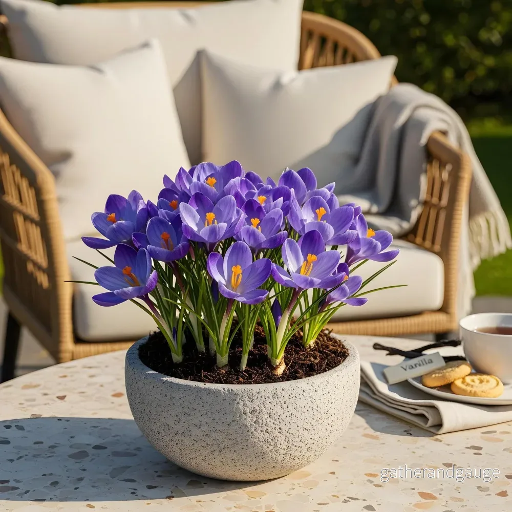 Green boutiQ - Bloembollen - Crocus Blue - Kleur Blauw - 30 stuks - Bolmaat 7/8 - XXL Pack - Bild 3