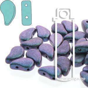 Paisley Duo - Polychrome Blueberry 8x5mm 22 gram