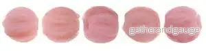 Tjeckiska Melon Round - Coral Pink 3mm 50-pack - Bild 2