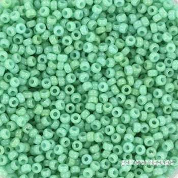 Miyuki Seed Beads - Duracoat Opaque Sea Opal 15/0, 10 gram