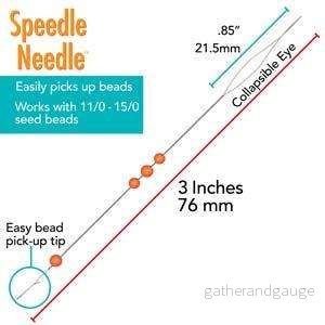 Pärlnålar - Speedle needle 2-pack - Bild 3